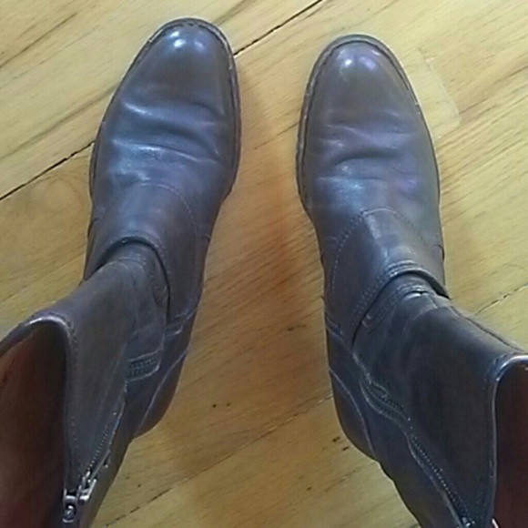 Black leather Born boots! - Picture 4 of 6